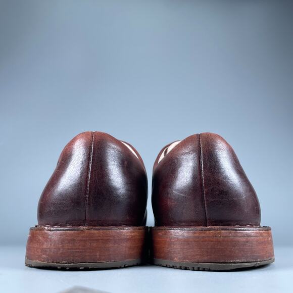 Sebago Salem Men\'s Size 11.5 D Brown Leather Derby Dress Shoe Casual Lace Up GUC main image 5